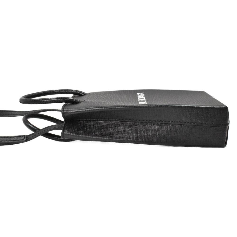 Balenciaga Leather Shoulder Crossbody Shopping Classic Bag Black - Picture 3 of 7